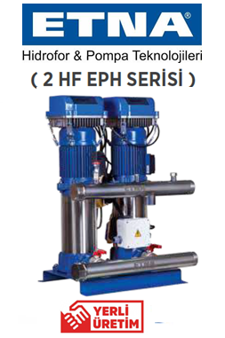 Etna 2 HF EPH B-M46 2hp İki Pompalı Frekans Kontrollü Paket Hidrofor