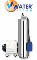 Water Sound MXS 408 2hp 380v 1 1/4\'\' Çıkışlı Kablolu+ Panolu Komple Paslanmaz Keson Kuyu Dalgıç Pompa