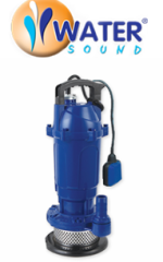 Water Sound QDX1.5-16-0.37 0.5hp 220v 1\'\' Çıkışlı  Keson Kuyu Dalgıç Pompa