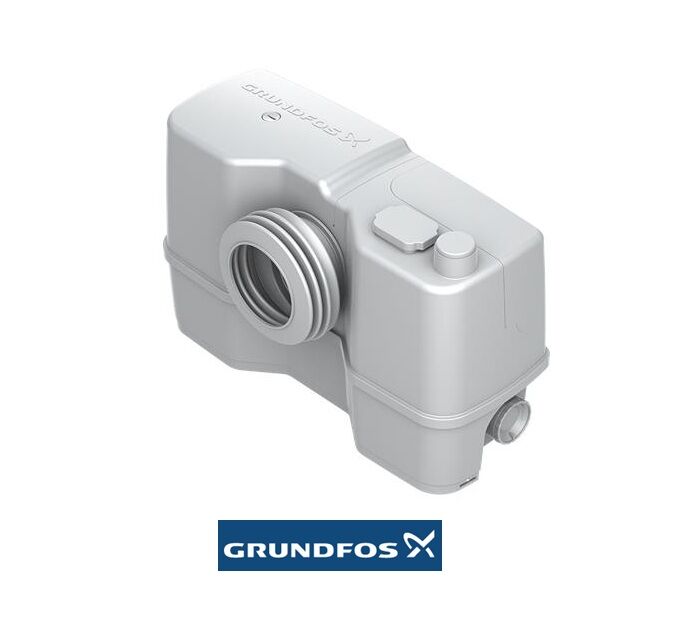 Grundfos SOLOLIFT2 WC-3  0.62kW 220V WC Öğütücü ve Lavabo Duş Taharet  Atık Su Tahliye Ünitesi (WC + 3 Adet ek ünite: 1 WC+Lavabo+Duş veya Taharetlik su - 97775315