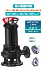 MOMENTUM P3000H- 4HP-380V- PARÇALAYICI BIÇAKLI DÖKÜM GÖVDELİ FOSEPTİK DALGIÇ POMPA