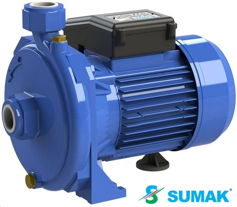 Sumak, SM100-P, 1Hp, 220V, Paslanmaz, Çarklı Santrifüj Pompa