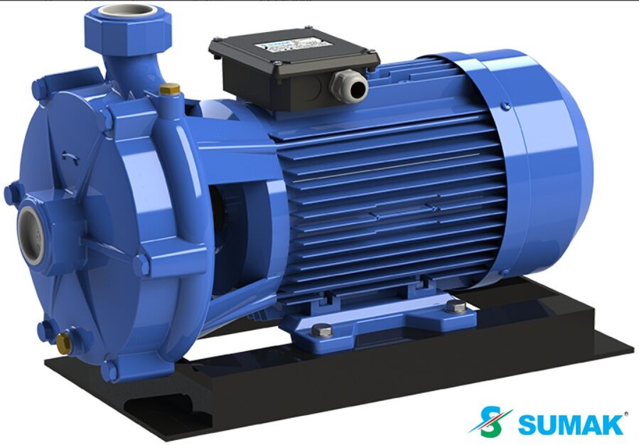 Sumak, SMKT550-B, 5.5Hp, 380V, Bronz Çarklı Çift Kademeli Santrifüj Pompası