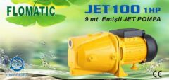 Flomatik Jet 100 1hp 220v Döküm Gövdeli Jet Pompa