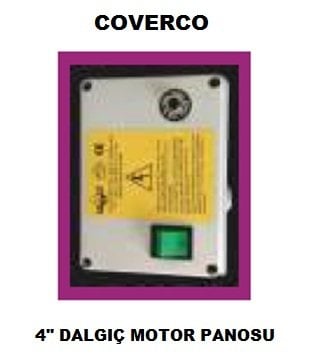 COVERCO -1 Hp  220V   4\'\' Dalgıç Motor İçin Dalgıç Pompa Elektrik Panosu