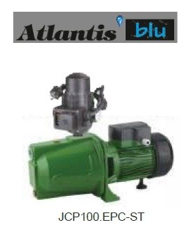 Atlantis Blu  JCP100.EPC-ST  1 Hp 220V  Hidromatlı Hazır Paket Hidrofor Seti