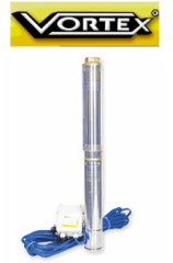 Vortex 12 GMP 11 2hp 220v 2'' Çıkışlı 25mt Kablolu + Panolu Paket Dalgıç Pompa