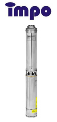 İmpo SK 409-07 1.5hp 220v 2'' Çıkışlı Sondaj Dalgıç Pompa ( Motor+Pompa )-Eco motor-Technoplast Başlıklı