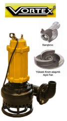 Vortex Eco KRS 32 3Hp 380v 1450d/d Karıştırıcılı Atık Su Dalgıç Pompa