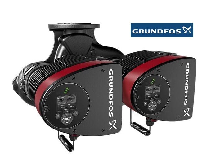 Grundfos MAGNA3 D 100-80 F 450mm DN100 PN6 Döküm Gövdeli Flanşlı İkiz Tip Frekans Konvertörlü Sirkülasyon Pompası - 97924508