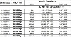 Alarko  6013/10 Kps  10Hp  6'' Paslanmaz Derin Kuyu Dalgıç Pompa (Motor+Pompa) ALK-KPS Serisi
