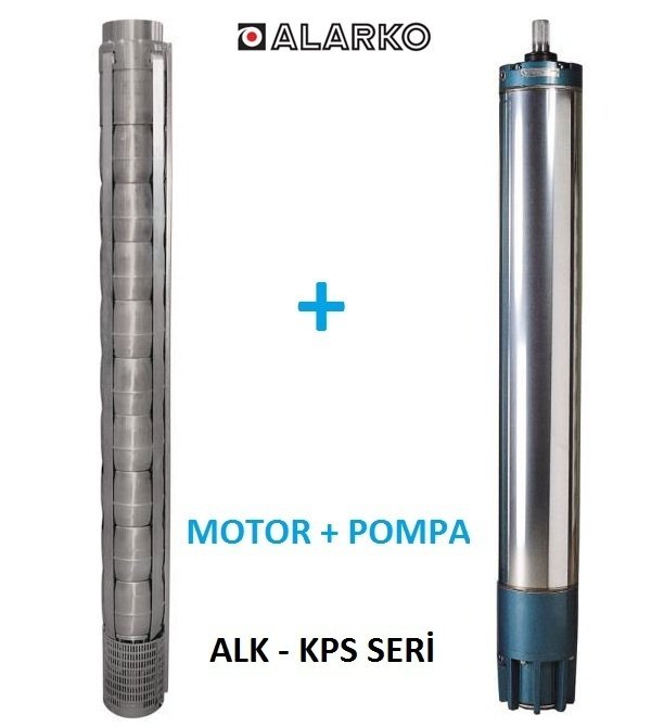 Alarko  6013/13 Kps  15Hp  6'' Paslanmaz Derin Kuyu Dalgıç Pompa (Motor+Pompa) ALK-KPS Serisi