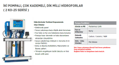 Etna 2 KO 25/3-30 4hp 380v İki Pompalı Çok Kademeli Paket Hidrofor