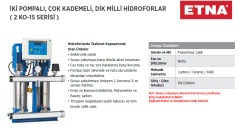 Etna 2 KO 15/4-22 3hp 380v İki Pompalı Çok Kademeli Paket Hidrofor