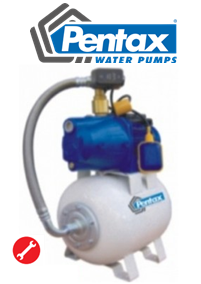 Pentax PTX-Jet 200T-50lt 2Hp 380v Döküm Gövdeli Emişli Jet Paket Hidrofor