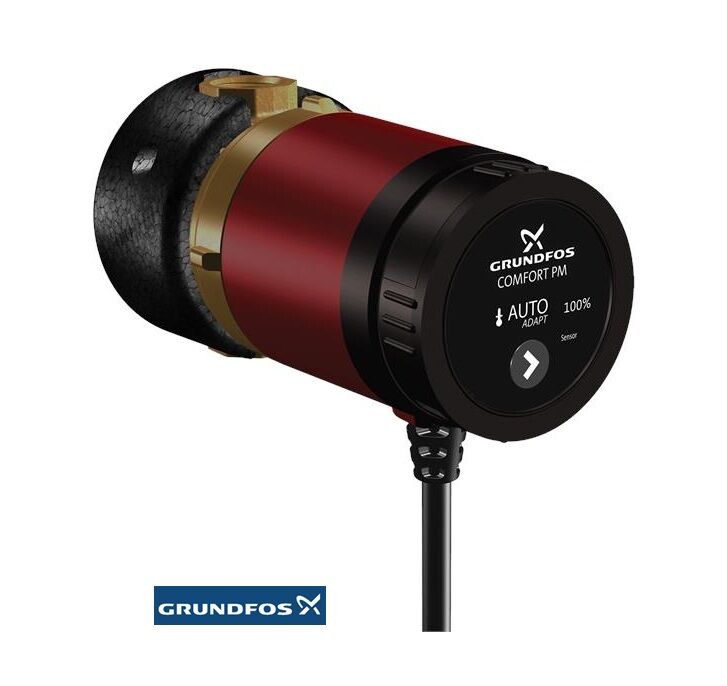 GRUNDFOS  COMFORT AUTOADAPT  COMFORT 15-14 BA PM  BRONZ GÖVDELİ TEK HIZLI RE-SİRKÜLASYON POMPASI - KULLANIM SUYU SICAK SU POMPASI - BOYLER HATLARI İÇİN - 97916757
