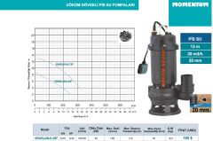 MOMENTUM 50WQ-08-0.35F DÖKÜM GÖVDELİ PİS SU POMPASI