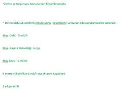 Altınay AZ-SP  550W 220V Zeytin Yağı Turşu Suyu Salamura Pompası