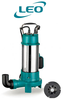 Leo XSP14-7/1.1ID  1.5Hp 220V  Bıçaklı Foseptik Dalgıç Pompa