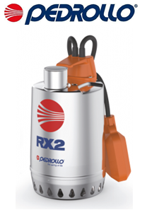 Pedrollo Rxm 2 0.5Hp 220v Flatörlü Komple Paslanmaz Drenaj Dalgıç Pompa
