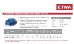 Etna ETN 60  0.5Hp 220V Sürtme Fanlı (Preferikal) Pompa