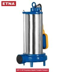 Etna EFP 11DP  1.1kW 220V Döküm Gövdeli Parçalayıcı Bıçaklı Foseptik Drenaj Dalgıç Pompa