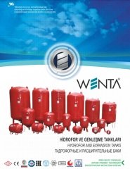 Wenta WE-24-Y  24 Litre 10 Bar Yatık Tip Hidrofor ve Genleşme Tankı