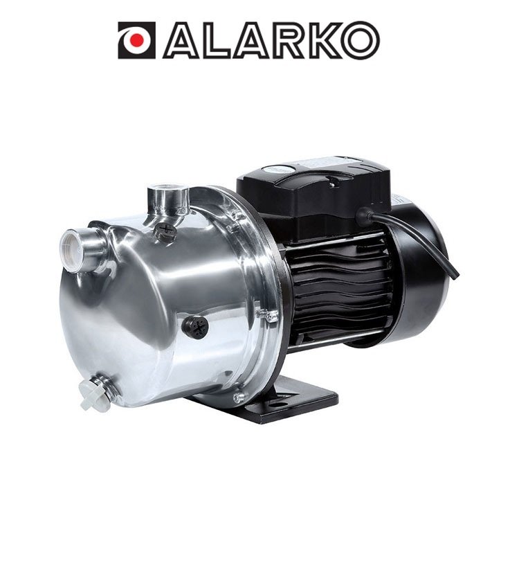 ALARKO JET D-JDTM-100   1'' Çıkışlı  1Hp 220v Kendinden Emişli Paslanmaz Çelik Jet Santrifüj Pompa