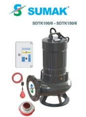 SUMAK, SDTK 100/6, 10HP, 380V,Foseptik Dalgıç Pompa