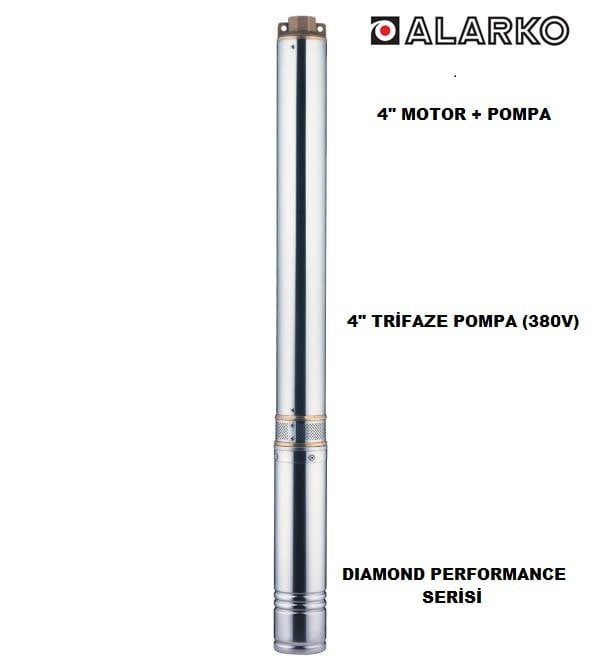 Alarko 4SD2/52 DMD    4hp  380V  Kademeli Dalgıç Pompa (Motor + Pompa)