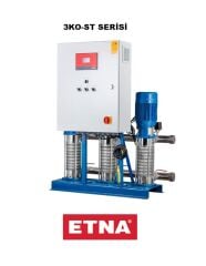 Etna 3KO-ST16/11-110  3x15Hp 380V Üç Pompalı Komple Paslanmaz Çelik Dik Milli Sabit Devirli Panolu Hidrofor (Aisi 304)