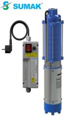 Sumak, 5SDF7, 1.5Hp, 220V, 5\'\' Derin Kuyu Dalgıç Pompası