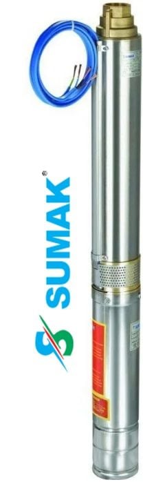 SUMAK, 4SD1805, 1.5HP, 2\'\' Çıkışlı, Dalgıç Pompa (Kademe)