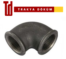 Trakya Döküm 3/4'' Siyah Dirsek