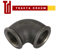 Trakya Döküm 3/4'' Siyah Dirsek