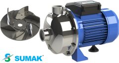 Sumak SMINOX/A-300/2 X 3Hp 220V  Paslanmaz Santrifüj Pompa (AISI 316)