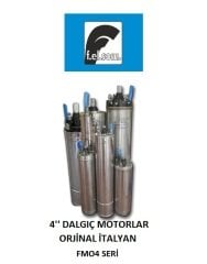 Felsom FMO4 030M  3 Hp 220V  4'' Dalgıç Pompa Motoru - Yağ Soğutmalı (Orjinal İtalyan)