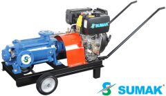 SUMAK, SYT 32/5 D, 7.5Hp, 3000 DEVİR, KADEMELİ DİZEL MOTOPOMP (MARŞLI)