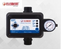 Element   ELT-PC1   Dikey Çıkışlı Manometreli  Arkadan Ayarlı Kablosuz  Otomatik Pompa Kontrol Cihazı