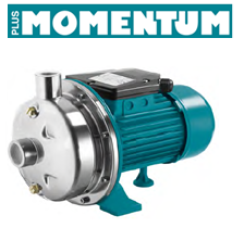 MOMENTUM PMS200/1.85 -2.4HP-380V-  TEK KADEMELİ PASLANMAZ SANTRİFÜJ POMPA