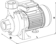 Sumak, SMT160/2-S, 1.5Hp, 380V, Sıcak Su Santrifüj Pompa
