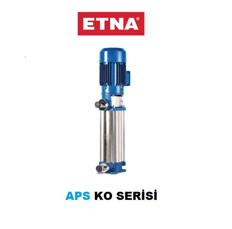 Etna APS KO 35/6-110  15Hp 380V Döküm Gövdeli Noril Fanlı Dik Milli Çok Kademeli Kompakt Yapılı Verimli Santrifüj Pompa (2900 d/dk)