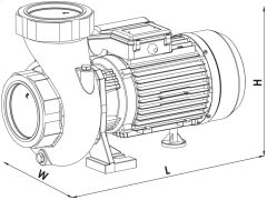 Sumak, SMT750/4-S, 7.5Hp, 380V, Sıcak Su Santrifüj Pompa