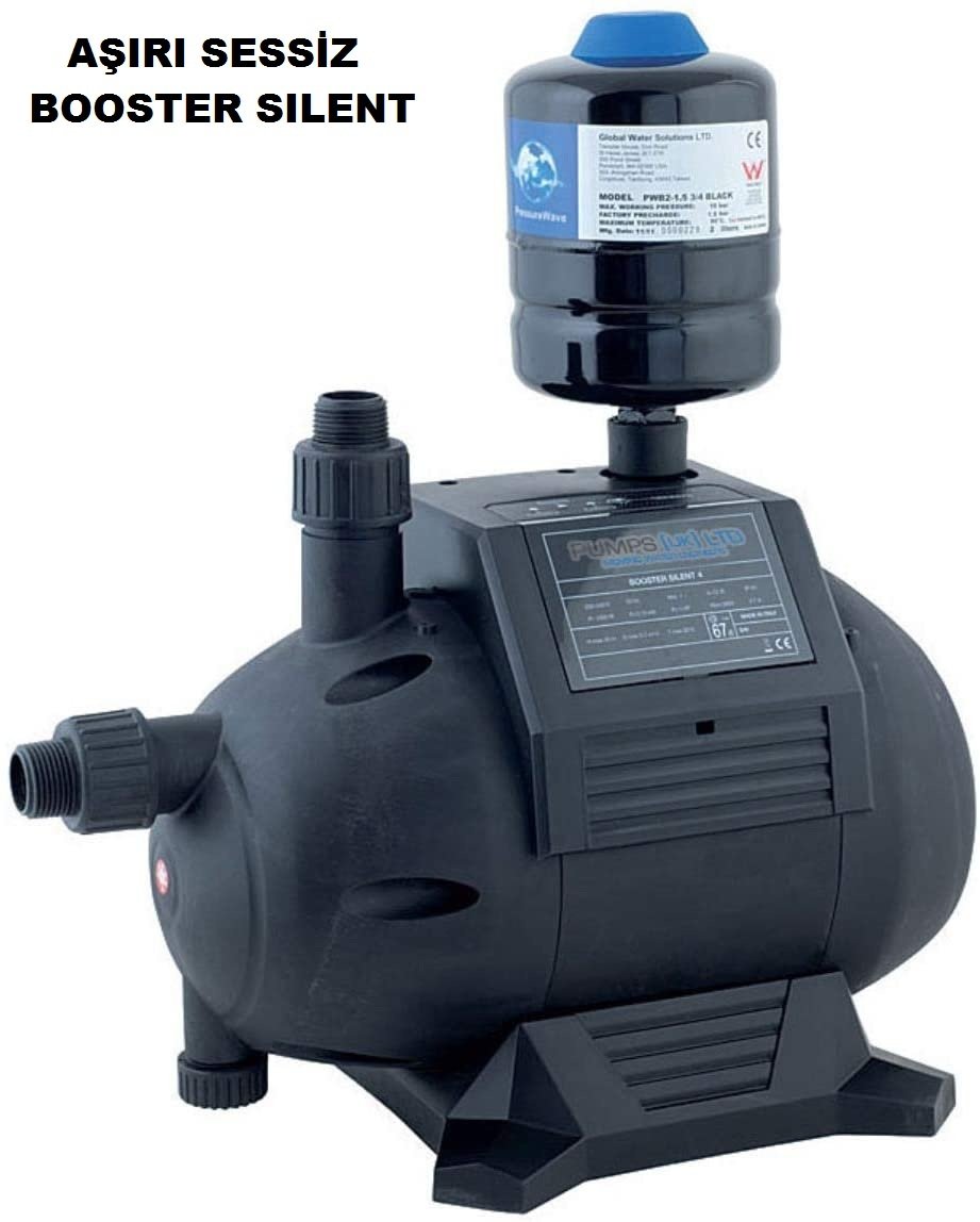 Dab Booster Silent 4 M / 1 HP 220V  4 Kademeli Kendinden Emişli Aşırı Sessiz Paket Hidrofor (67 db)