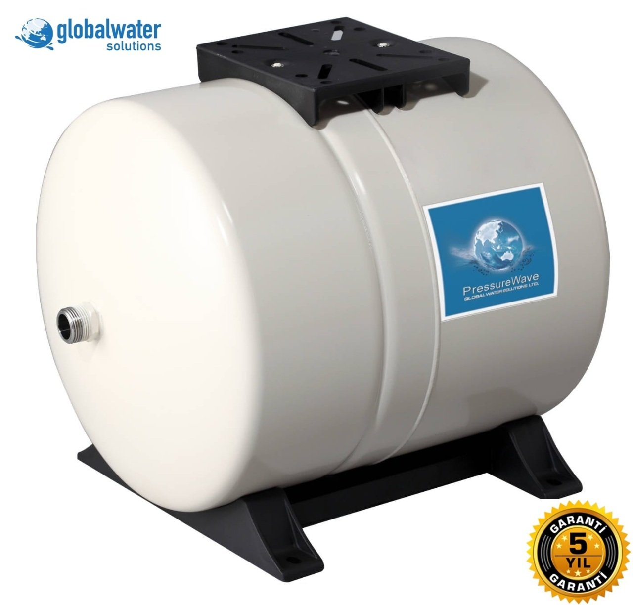 Global Water  PWB-20LH  20 Litre 10 Bar Yatay Ayaklı Patlamayan Genleşme Tankı