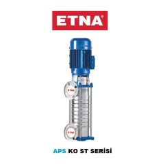 Etna APS KO-ST 16/11-11  15Hp 380V Komple Paslanmaz Çelik Dik Milli Çok Kademeli Kompakt Yapılı Yüksek Verimli Santrifüj Pompa - Aisi 304 (2900 d/dk)