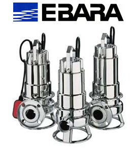 Ebara DW 150 1.5hp 380v Komple Paslanmaz Çelik Dalgıç Atık Su Pompa