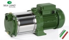 Sea Land  MK 200 M   2Hp 220V   Yatık Milli Paslanmaz Çelik Fanlı Çok Kademeli Pompa