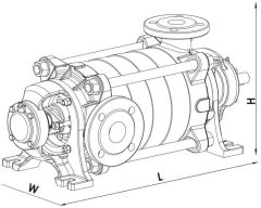 Sumak, SYT40/5, 18.5Kw, 380V, Yatay Milli Kademeli pompalar 2900 d/d