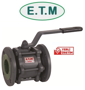E.T.M Dn50 Pn6 Kısa Tip Küresel Vana (2'')
